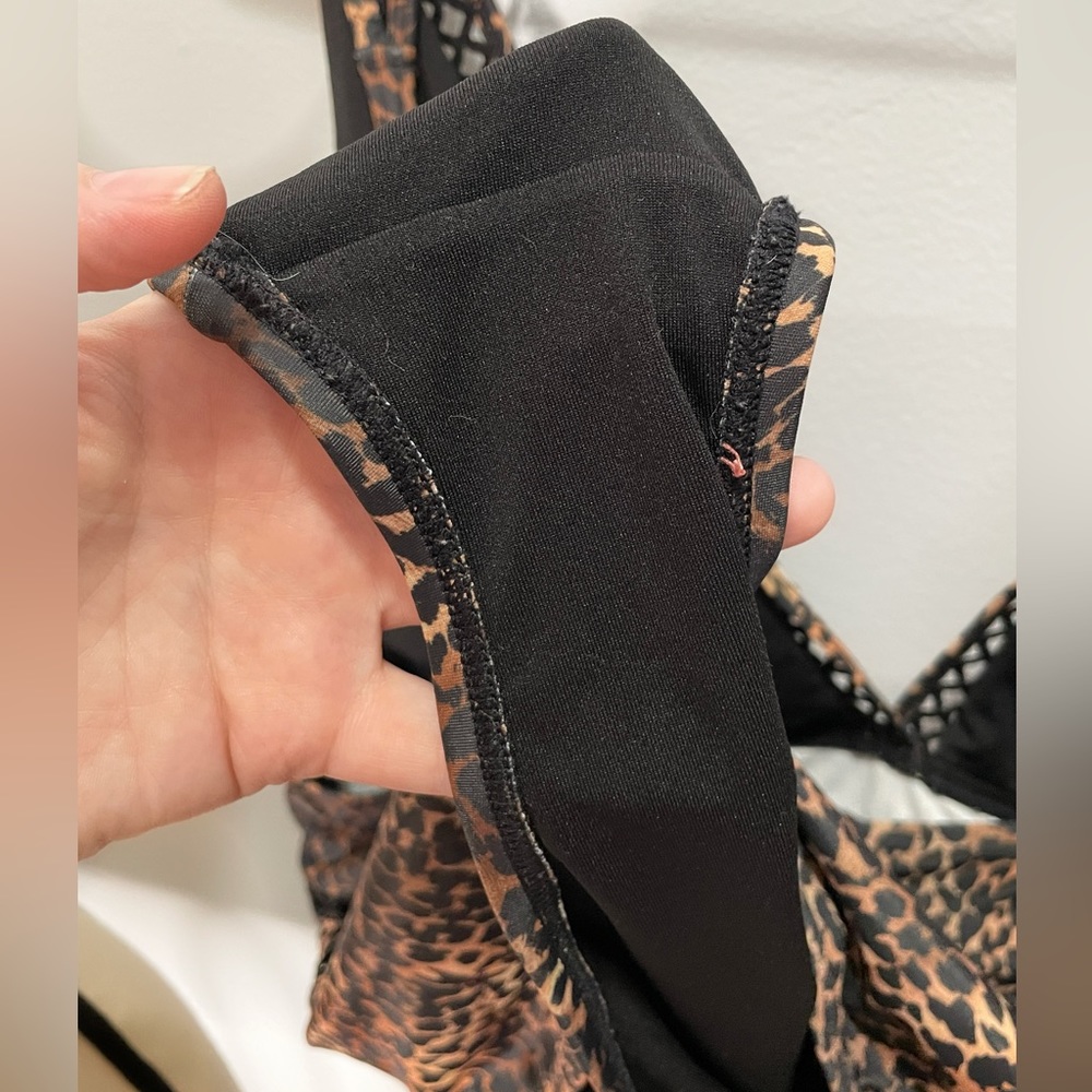 SOLD - Swimsuits For All Leopard Print One Piece - 24W - Picture 7 of 7